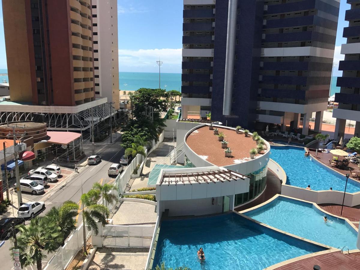 Apartamento 17º Andar Beira Mar Com 2 Quartos ฟอร์ตาเลซา ภายนอก รูปภาพ