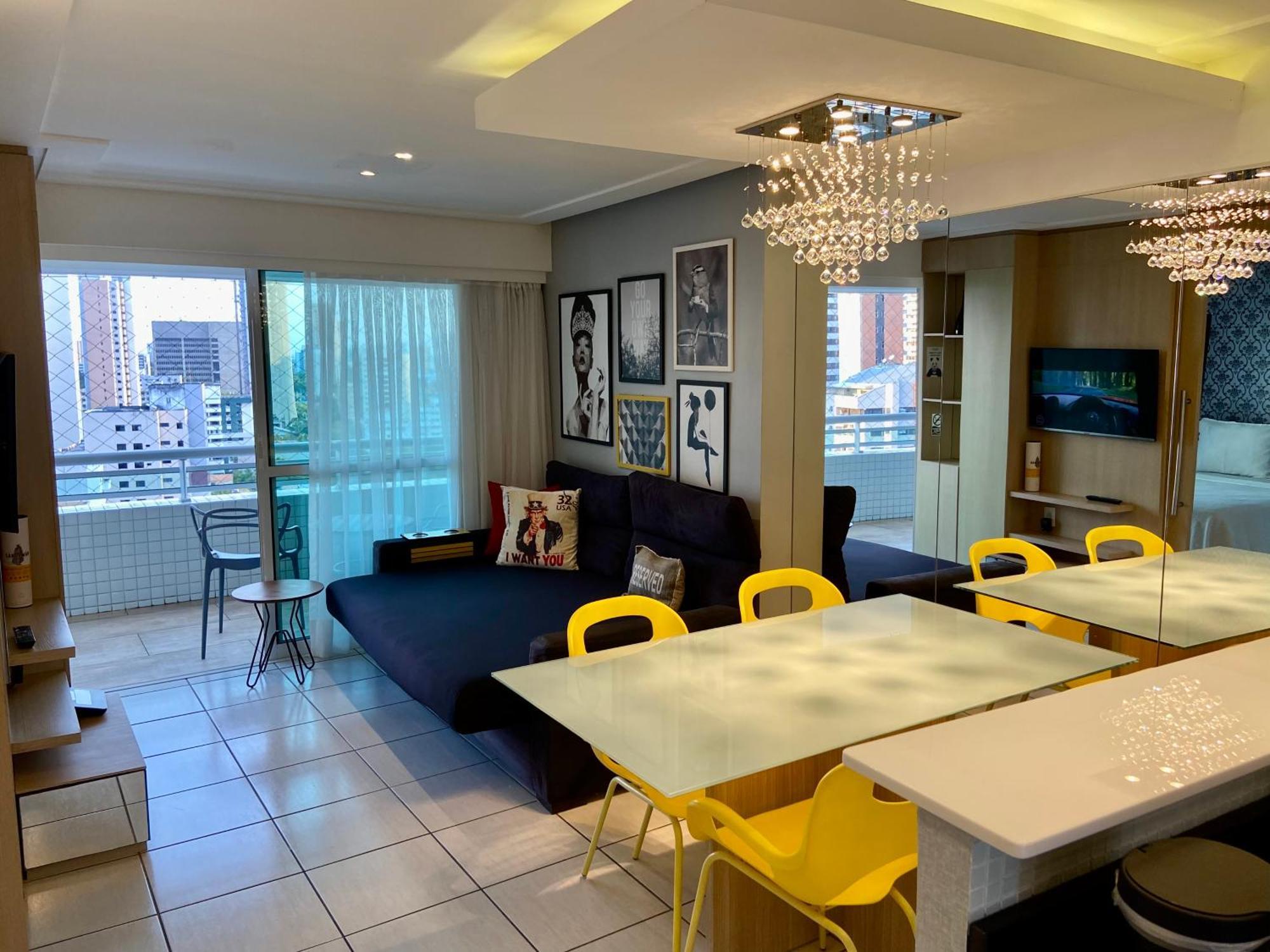 Apartamento 17º Andar Beira Mar Com 2 Quartos ฟอร์ตาเลซา ภายนอก รูปภาพ