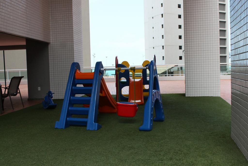 Apartamento 17º Andar Beira Mar Com 2 Quartos ฟอร์ตาเลซา ห้อง รูปภาพ