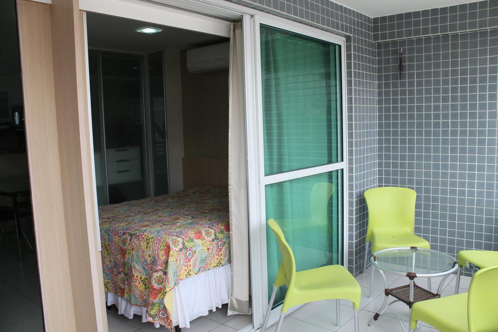 Apartamento 17º Andar Beira Mar Com 2 Quartos ฟอร์ตาเลซา ห้อง รูปภาพ