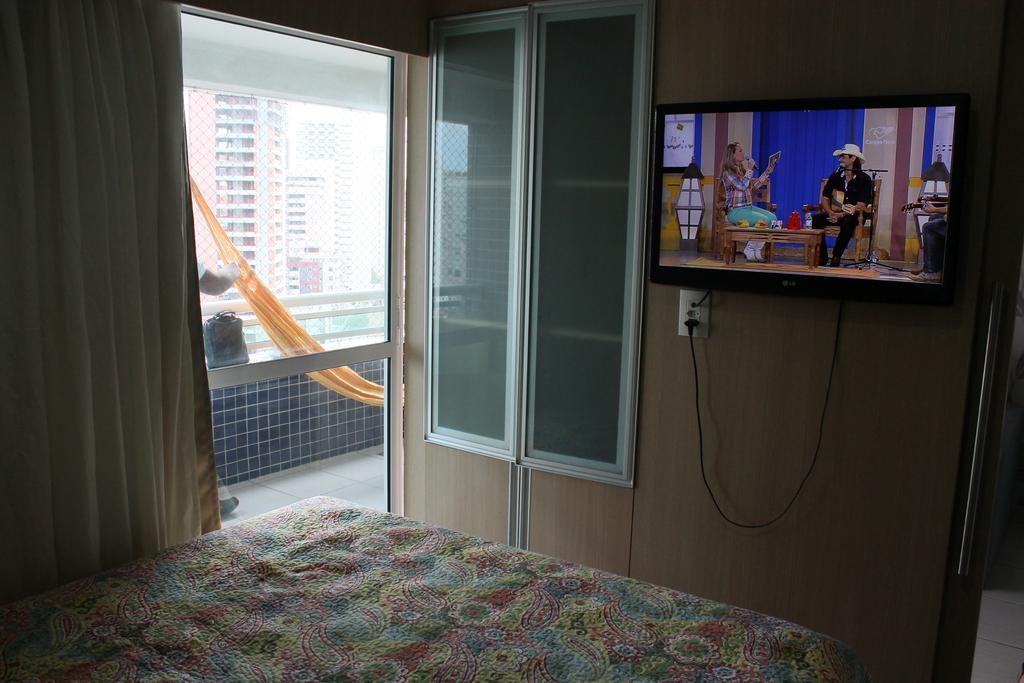 Apartamento 17º Andar Beira Mar Com 2 Quartos ฟอร์ตาเลซา ห้อง รูปภาพ